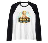 Bébé à Bord Mignon garçon Attend mère Enceinte Femme Douce Manche Raglan