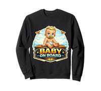 Bébé à Bord Mignon garçon Attend mère Enceinte Femme Douce Sweatshirt