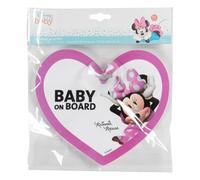 Bébé à bord, panneau de sécurité pour voiture "bébé à bord" Disney Minnie Mouse Mickey Mouse graphiques avec ventouse