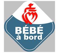 bébé à bord vendéen - 15cm - Sticker/autocollant