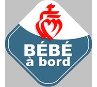 bébé à bord vendéen - 15cm - Sticker/autocollant