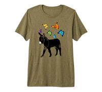 bébé âne avec Papillon T-Shirt Haut de Gamme