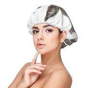 Bébé âne,Bonnet de nuit en satin réglable en soie pour adulte, bonnet de nuit élastique pour femme