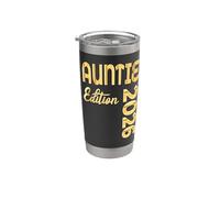 Bébé Annonce Grossesse Naissance Auntie Tante 2026 Gobelet isotherme en acier inoxydable double paroi