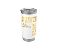 Bébé Annonce Grossesse Naissance Auntie Tante 2026 Gobelet isotherme en acier inoxydable double paroi