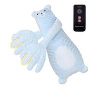 Bébé Apaisant Le Jouet De Sommeil | Palme À Tapotement Doux Avec De La Musique Et De La Lumière | Aide Calmante En Peluche Nouveau-née | Oreiller D'entraînement Du Nourrisson | Design De Panda Mignon
