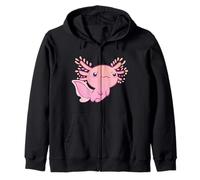 Bébé Axolotl Peinture Art Kawaii Animal Super Mignon Sweat à Capuche