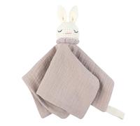 Bébé Baby Animal Apaise Une Serviette D'apaises Belle Poupée De Lapin En Tricot Tricot Pour Newbrons Cotton Soft Reconfort Cartoon Cartoon Forme De Burp Tissu