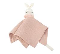 Bébé Baby Animal Apaise Une Serviette D'apaises Belle Poupée De Lapin En Tricot Tricot Pour Newbrons Cotton Soft Reconfort Cartoon Cartoon Forme De Burp Tissu