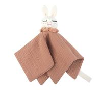 Bébé Baby Animal Apaise Une Serviette D'apaises Belle Poupée De Lapin En Tricot Tricot Pour Newbrons Cotton Soft Reconfort Cartoon Cartoon Forme De Burp Tissu