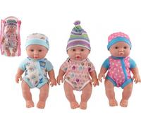Bébé / baby solid body plastic 25 cm à piles avec son 3 sortes dans un sac en plastique