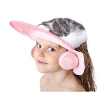 Bébé Bain Douche Visière Laver Shampooing Cap Baignoire Tête Chapeau Rincer Cheveux Empêcher L'eau De Rentrer Des Yeux Et Des Oreilles Protection Enfants Et Enfants En Bas Âge (Rose)