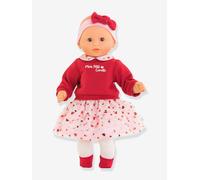 Bébé câlin Margaux pétales de coeurs - rouge TU