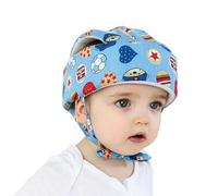 Bébé Casque de Protection Anti Choc Chapeau Infantile Tête de Protection Anti-Chute Casque de Sécurité Coton Anti-Collision Chapeau de Sécurité Réglable pour Enfant 0 à 5 Ans Ramper et Marcher