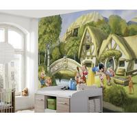 Bébé Chambre Papier Peint Beige Disney Caractères Photo Murale Art Unisexe