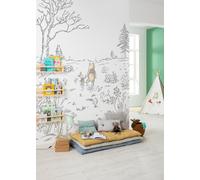 Bébé Chambre Papier Peint Mural 198x279cm Taille Géante Disney Winnie Pooh Allée