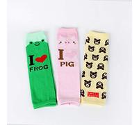 Bébé Chaussettes Genouillères Printemps Et Automne Enfants Coton Sur Le Genou Anti-chute Enfant En Bas âge Tube Haute Bande Dessinée Jambières à Manches Longues Chaussettes (02)