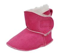 Bébé Chaussures à Fourrure D'Agneau - Avec Fermeture Scratch Chaussons Laine