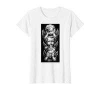 Bébé chérubins « See No Evil Speak No Evil » T-Shirt Graphique avec Valeur, Femme, Blanc, XS