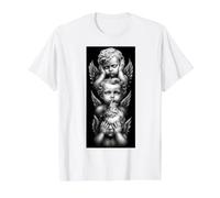 Bébé chérubins « See No Evil Speak No Evil » T-Shirt Graphique avec Valeur, Homme, Blanc, L
