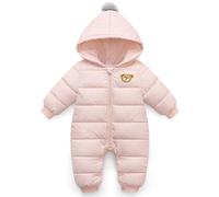 BéBé Combinaison de Neige à Capuche Filles Garçons Barboteuse Hiver Grenouillères Manches Longues Épaissir Body Pyjama