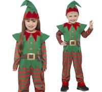 Bébé Costume Elfe Enfant Père Noël Helper Déguisement Garçons Filles Neuf