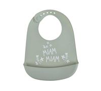 Bavoir Silicone Bébé "Forêt Magique" 30cm Céladon G