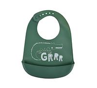 Bavoir Silicone Bébé "Sweet Savane" 30cm Vert Vert G