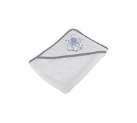 Bébé Douceur, Cape de Bain 75 x 75 cm 100% Coton 300Gsm Poulpe Ocean