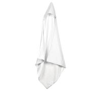 Bébé Douceur, Cape de Bain Gaze de Coton + Eponge 75 x 75 cm Blanc