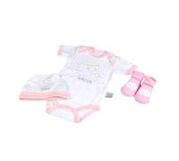 Bébé Douceur - Coffret de naissance avec body, bonnet et chaussettes 0-1 mois - Lune