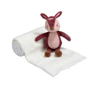 Bébé Douceur - Doudou et son plaid blanc - Faon - Forêt magique Blanc G