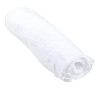 Bébé Douceur - Drap housse en gaze de coton - 100% Coton - 70 x 140 cm - Blanc