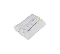 Bébé Douceur, Lot de 3 Langes 100% Coton 70 x 70 cm 1 Imprimé / 2 Unis Essen'Ciel