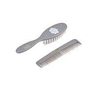 Bébé Douceur, Set Coiffure Enfant 2 pièces Peigne+Brosse Nuage Essen'Ciel