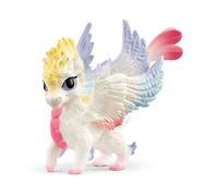 Schleich 70825 Bébé Dragon Arc-en-Ciel, dès 5 Ans, BAYALA - Figurine, 6 x 10 x 7 cm