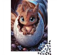 bébé Dragon éclosion 1000 Pièce Stock De Cartes Premium Jeu De Puzzle Défi du Jeu Éducatif Joyeux Cadeau Pack De Valeur Idée Cadeau 52x38cm/1000pcs