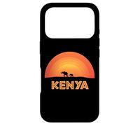 Bébé éléphant Africain Kenya Coucher de Soleil Animaux Sauvages Mignon Cadeau Nature Coque pour iPhone 17 Pro