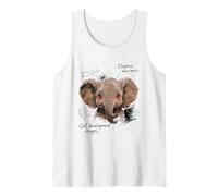 Bébé éléphant Yeux Rouges Street Style Vibes Débardeur