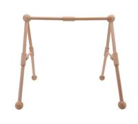 Bébé en bois Gym Jouer Gym Cadre Activité Gym Hanging Bar Bois Bébé Exercice Activité Gym pour nouveau-né Bébés Intérieur Extérieur Basswood Contreplaqué