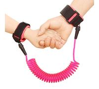 Bébé Enfant Anti Perte Sécurité Poignet Lien Harnais Sangle Corde Laisse Marche Main Ceinture Bande Poignet Pour Tout-Petits, Enfants (2.5m Rose)