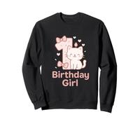 Bébé Fille 1er Anniversaire Chat Sweatshirt