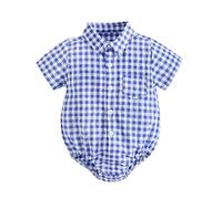 Bébé Fille Barboteuse Une pièce Body Court pour vêtements Amples Courtes Barboteuses Pyjama Garçons Filles Nouveau-né Unisexe