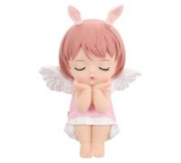 Bébé Fille Figurine Gâteau Toppers, Figurine Assise pour Baptême Fille Décoration De Gâteau Et Ornement De Fête Idéal pour Anniversaire Enfants Fête Danniversaire Bébé Douche Noël Table Maîtresse Déco