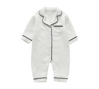 Bébé Filles Combinaison de Nuit Infant Pyjama Bas ge Body légère et décontractée Tenue d'été personnalisée Combinaisons en Tricot pour Nouveau-né Unisexe