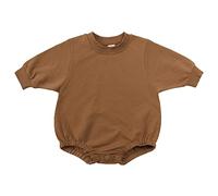 Bébé Filles Combinaison de Nuit Infant Pyjama Ensemble Body légère et décontractée Tenue en Coton uni Combinaisons Tricot pour Fille garçon
