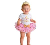 Bébé Filles Mon Anniversaire Tenues À Manches Courtes Gâteau Smash Jupe Paillettes Tutu Princesse Robe Vêtements Ensembles | Mon 1er Anniversaire, Gâteau Smash, Tenues, À Manches Courtes B626