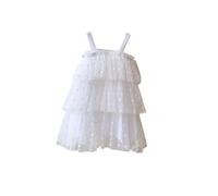Bébé Filles Robes Été Princesse en Tulle sans Manches pour Les Fêtes Anniversaires et Mariages Robe de Soiree Enfant Robe de Fille de Fleur Filles Robes Été Dress Fille de Princesse