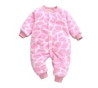 Bébé Garçon Fille Combinaisons,Enfant en Bas ge Printemps Automne Body Barboteuse Capuche Hiver Nouveau Né Tricoté Combinaison Grenouillère Pyjama Enfant Déguisement One Piece 0-36 Mois