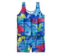 Bébé Garçons Petite Filles Flotteur Maillot de Bain Une pièce Flottant Flottabilité réglable Piscine Formation Costume Vêtements de Plage d'été Bleu Royal 2-3 Ans